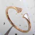 DREAM BRACELET OPEN PINK GOLD MOP DIAMOND