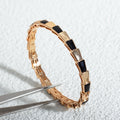 SERPENTI BRACELET PINK GOLD ONYX
