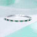 GREEN SPINEL MINI DIAMOND BRACELET