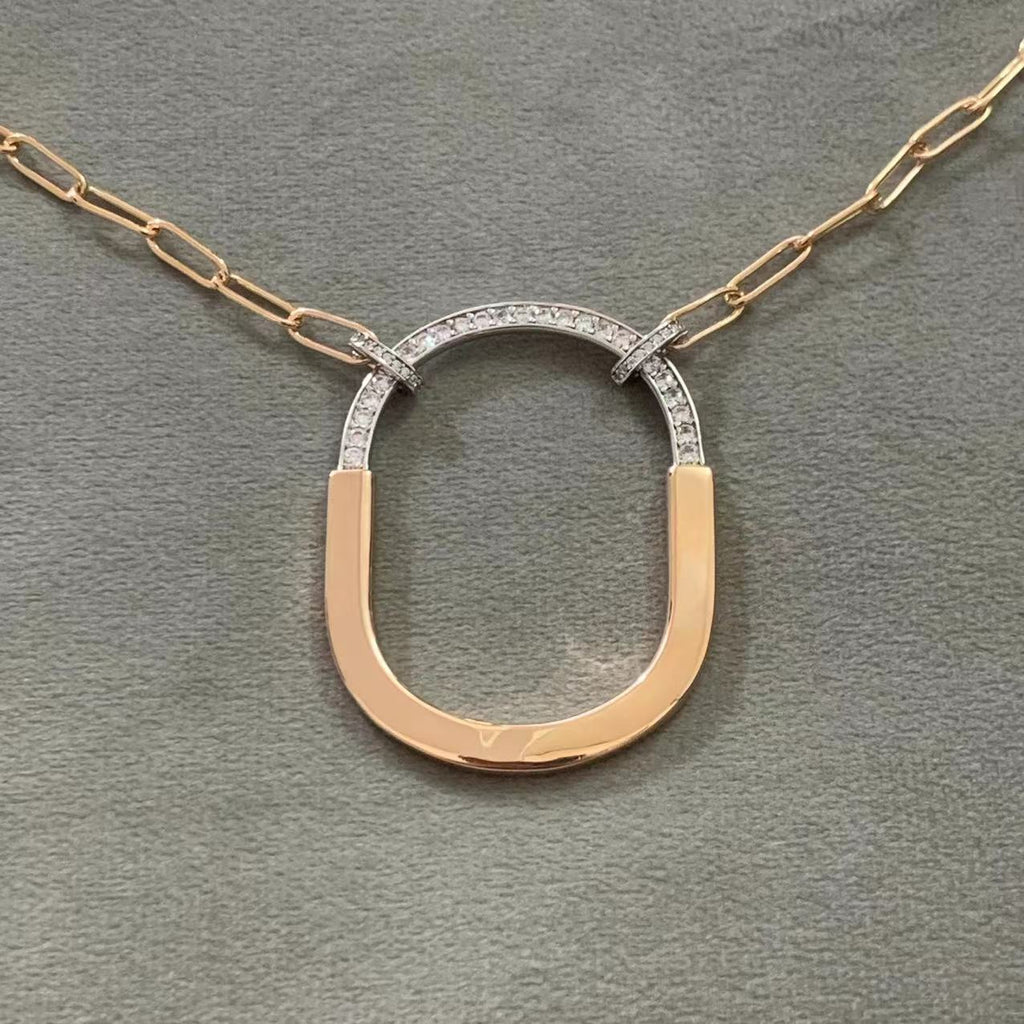 LOCK DIAMOND NECKLACE