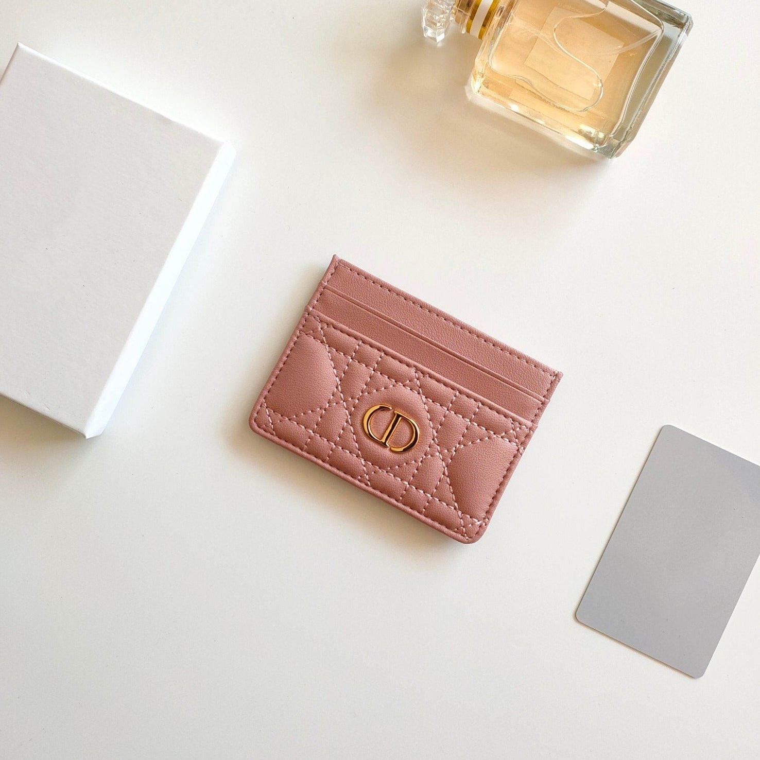 CARD HOLDER WALLET CARO DARK PINK