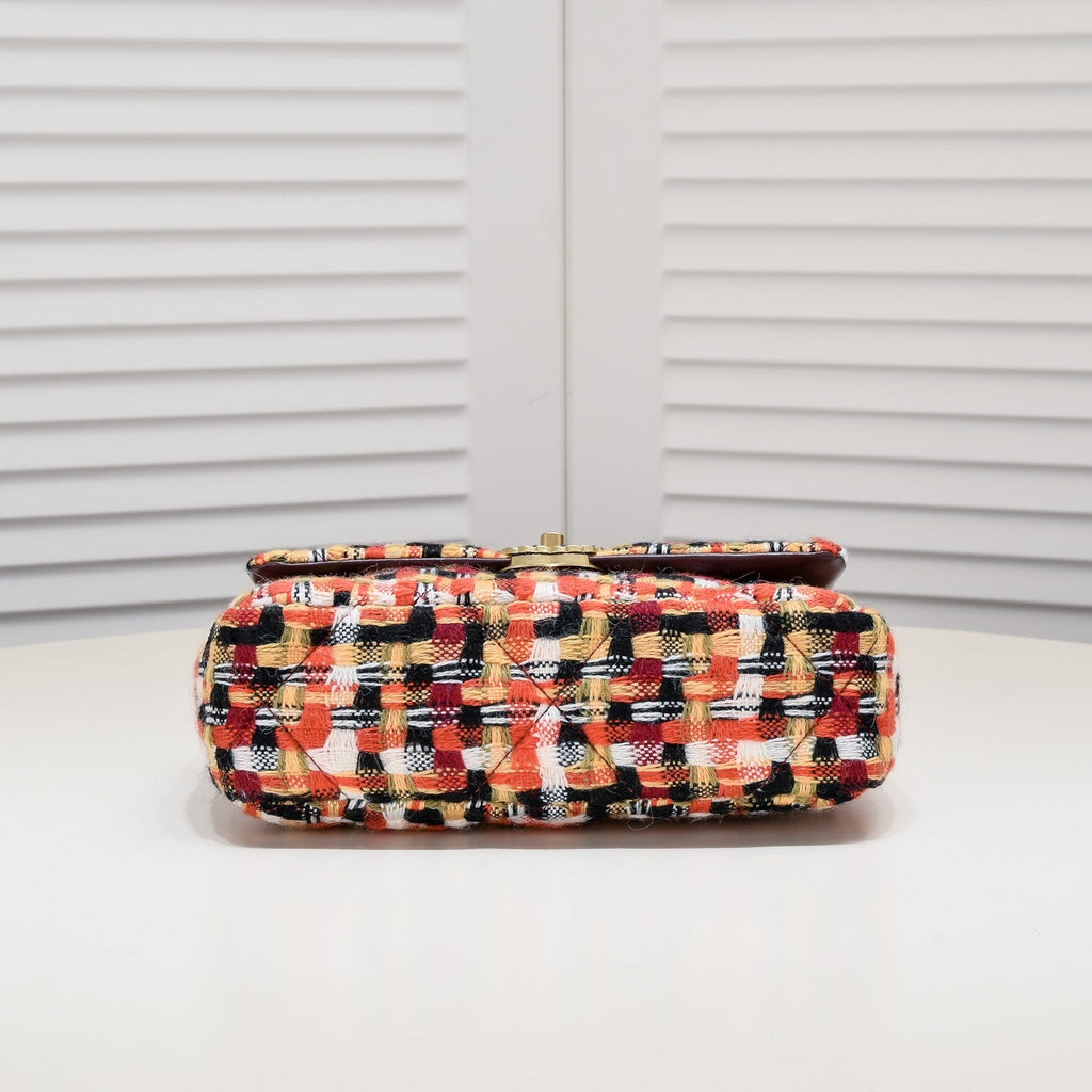 19 BAG TWEED 3308 ORANGE