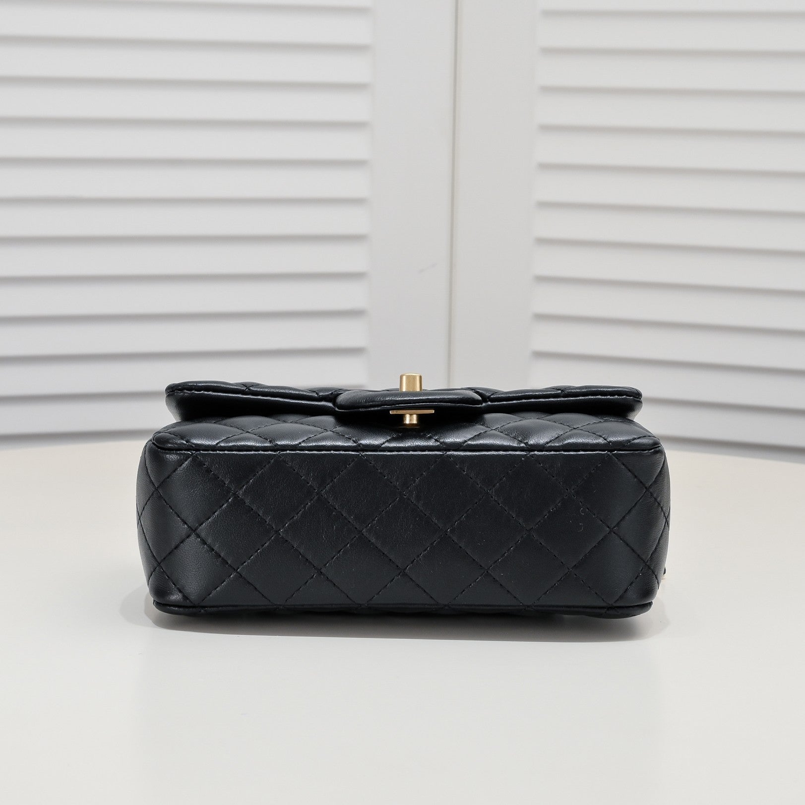FLAP BAG 20CM 1787 BLACK GOLD