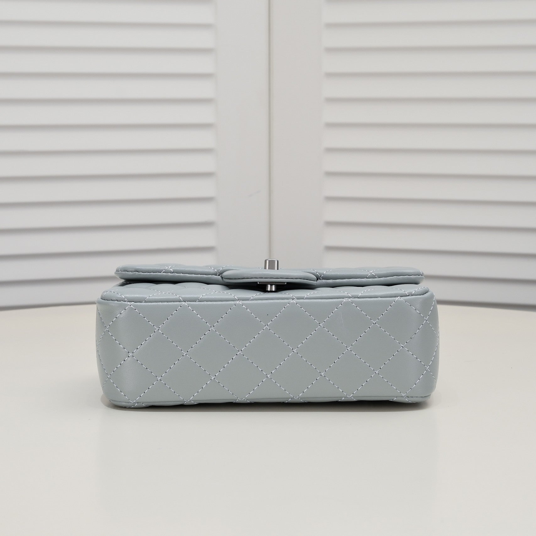 FLAP BAG 20CM 1787 GREY SILVER
