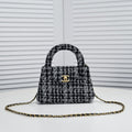 TWEED FABRIC 19CM 6170 BLACK