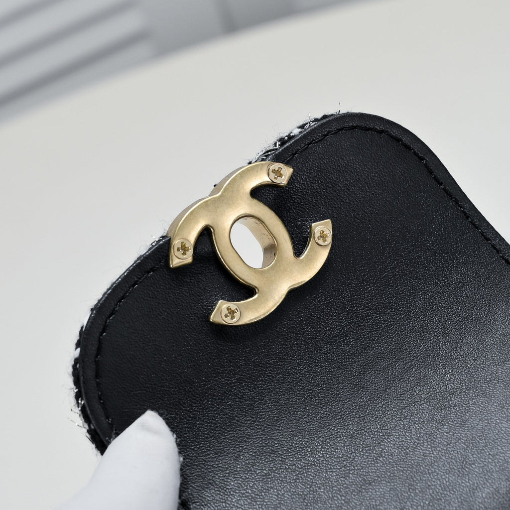 TWEED FABRIC 19CM 6170 BLACK
