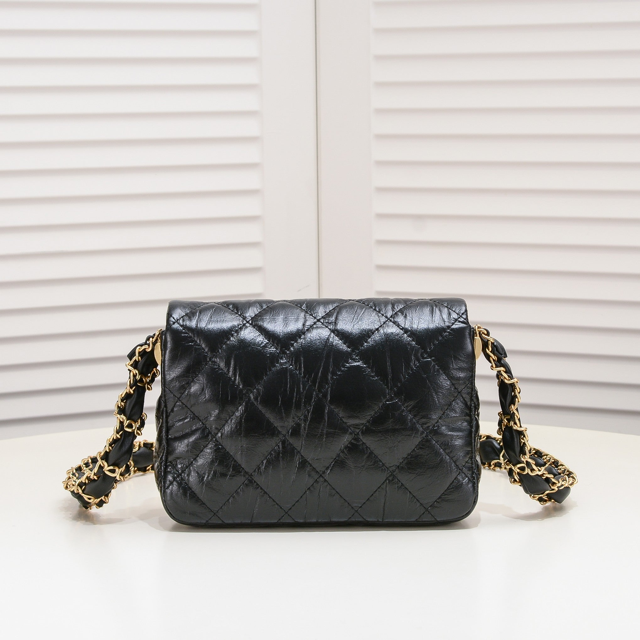 COWHIDE WIDE SHOULDER SINGLE SHOULDER BAG 9112
