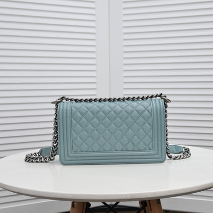 CAVIAR BOY BAG MEDIUM 67086 TURQUOISE