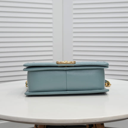 CAVIAR BOY BAG MEDIUM 67086 TURQUOISE