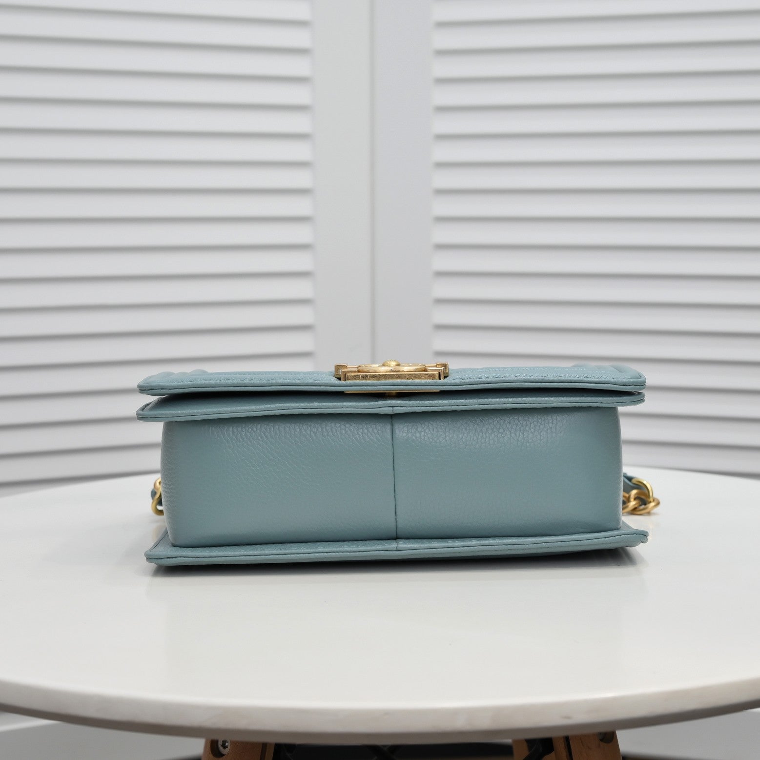 CAVIAR BOY BAG MEDIUM 67086 TURQUOISE