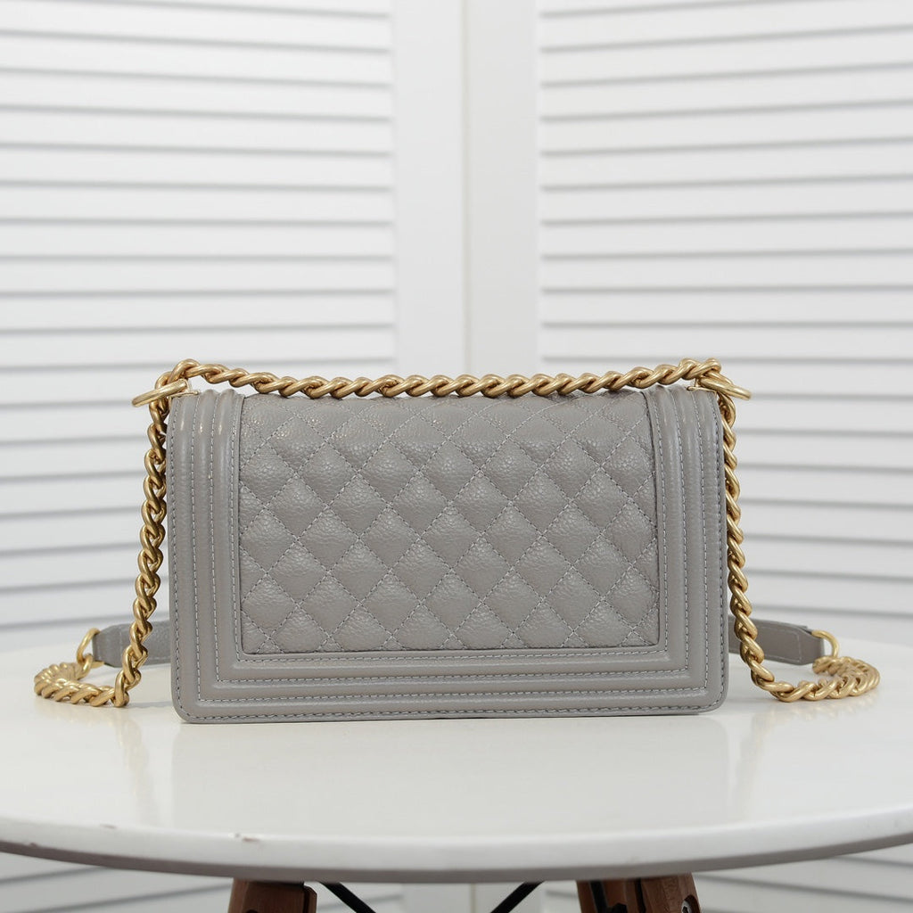 CAVIAR BOY BAG MEDIUM 67086 GREY