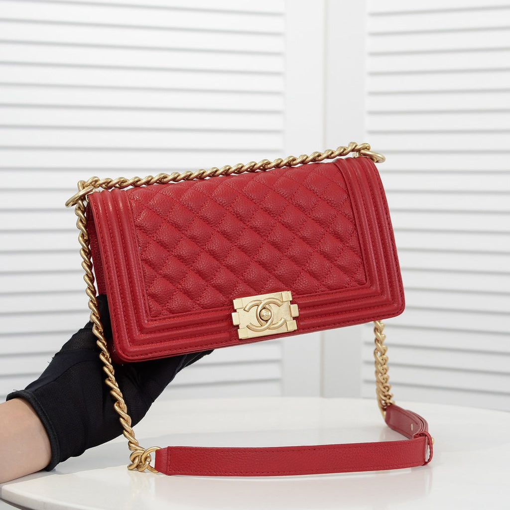 CAVIAR BOY BAG MEDIUM 67086 RED