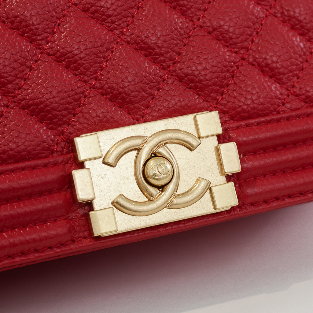 CAVIAR BOY BAG MEDIUM 67086 RED