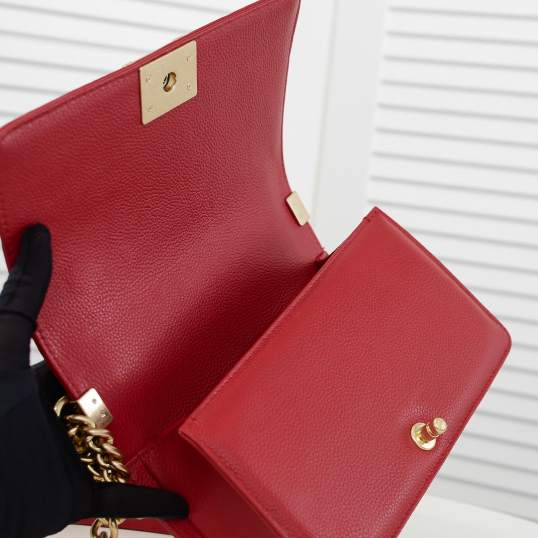 CAVIAR BOY BAG MEDIUM 67086 RED