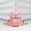 DOUBLE-SHOULDER MINI BACKPACK 9111 PINK