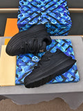 LV SNEAKERS BLACK LACE-UP