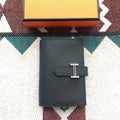 BEARN COMPACT WALLET 12 IN BLACK EPSOM LEATHER