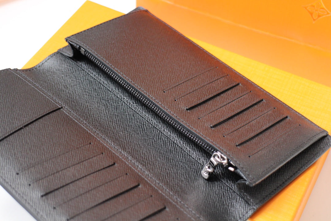 LV 25S FUJIWARA HIROSHI WALLET 19 IN MONOGRAM ECLIPSE COATED CALFSKIN