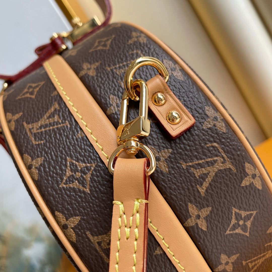 LV 25S MINI BOITE CHAPEAU 17 IN BROWN MONOGRAM COATED CALFSKIN