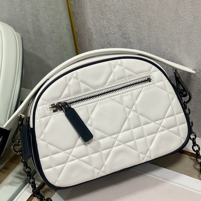 VIBE HOBO 22 BAG IN WHITE CALFSKIN