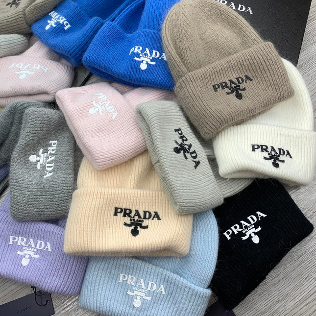 BEANIE HAT IN WHITE WOOL 108748