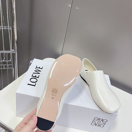 LW TOY SLIPPER WHITE CALFSKIN
