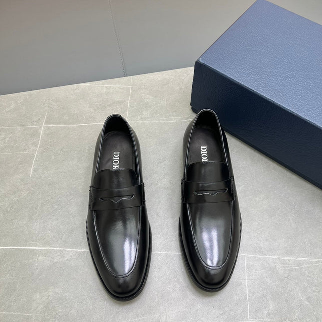 CD GRANVILLE LOAFER BLACK POLISHED CALFSKIN