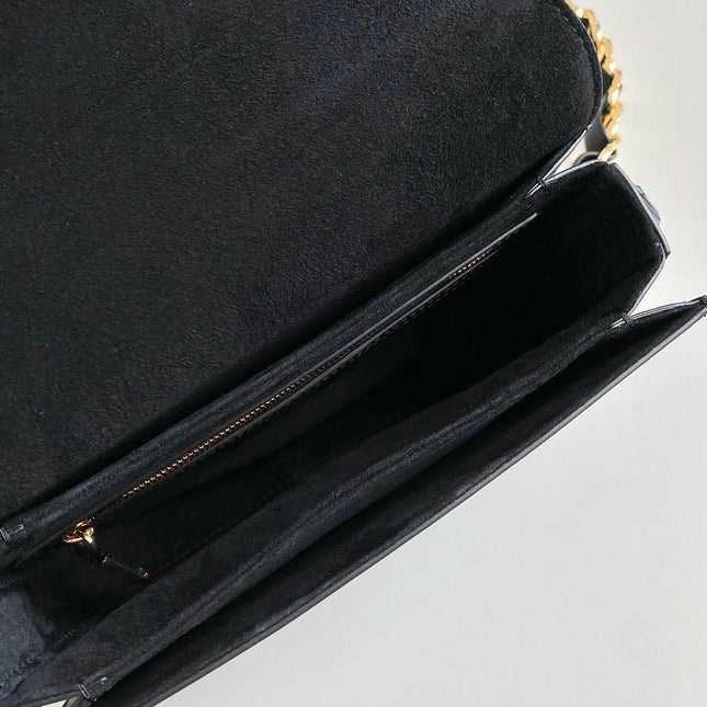 SIGNATURE HOBO 21 BAG IN BLACK CALFSKIN