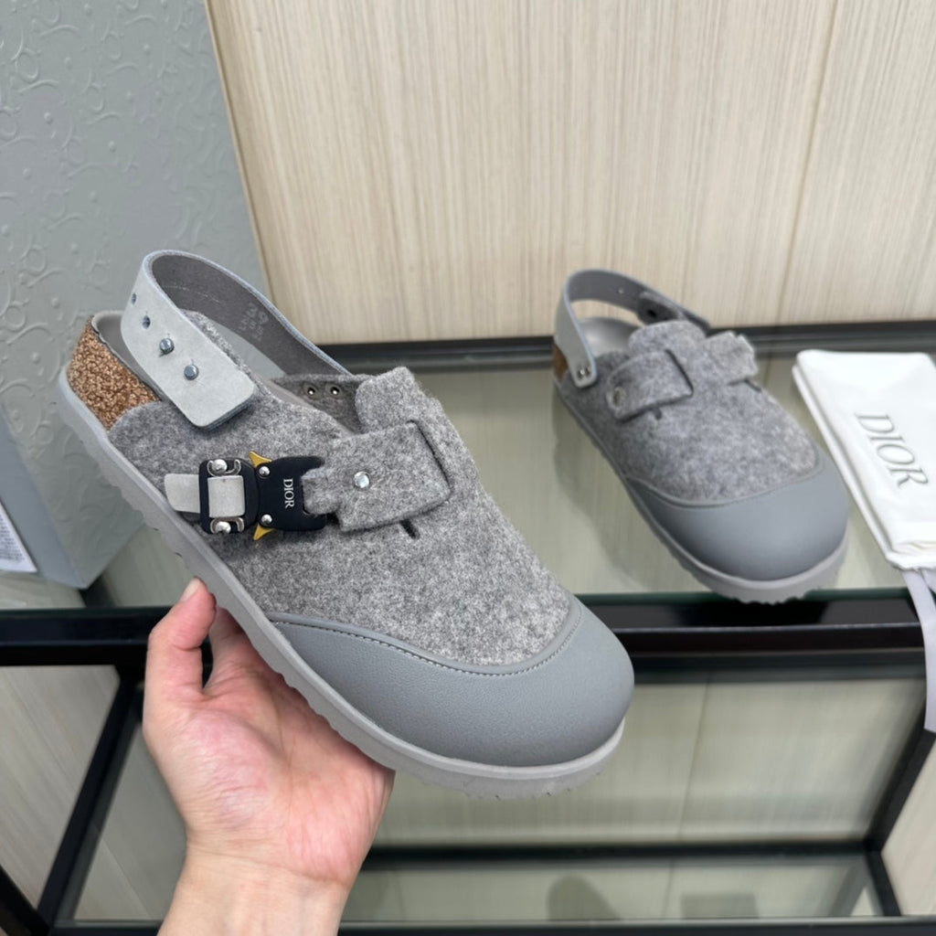 CD BIRKENSTOCK TOKIO MULE GRAY SUEDE