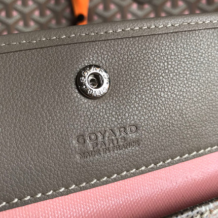SAINT LOUIS PM 34 IN GREY MIX PINK GOYARDINE CANVAS AND CALFSKIN