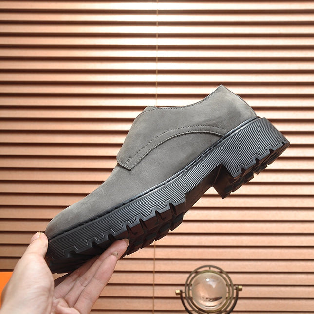 HM MONK STRAP GRAY SUEDE
