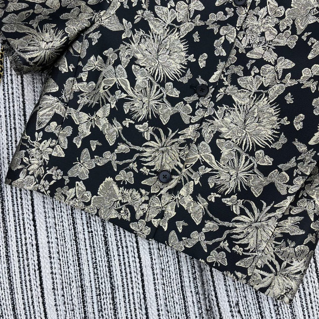 DIOR 25S CROPPED JACQUARD JACKET 796