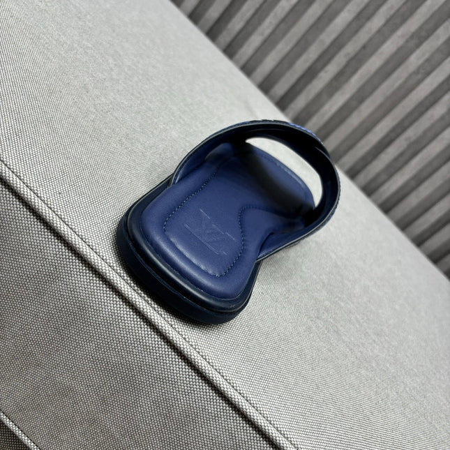 LV VENICE MULE SANDALS NAVY BLUE