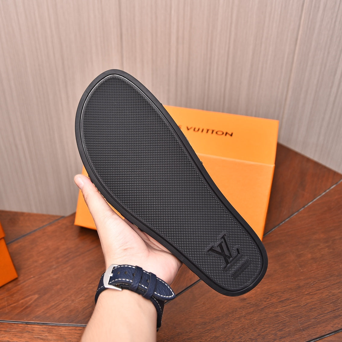 LV MULE SANDAL YELLOW MIX PURPLE CALFSKIN