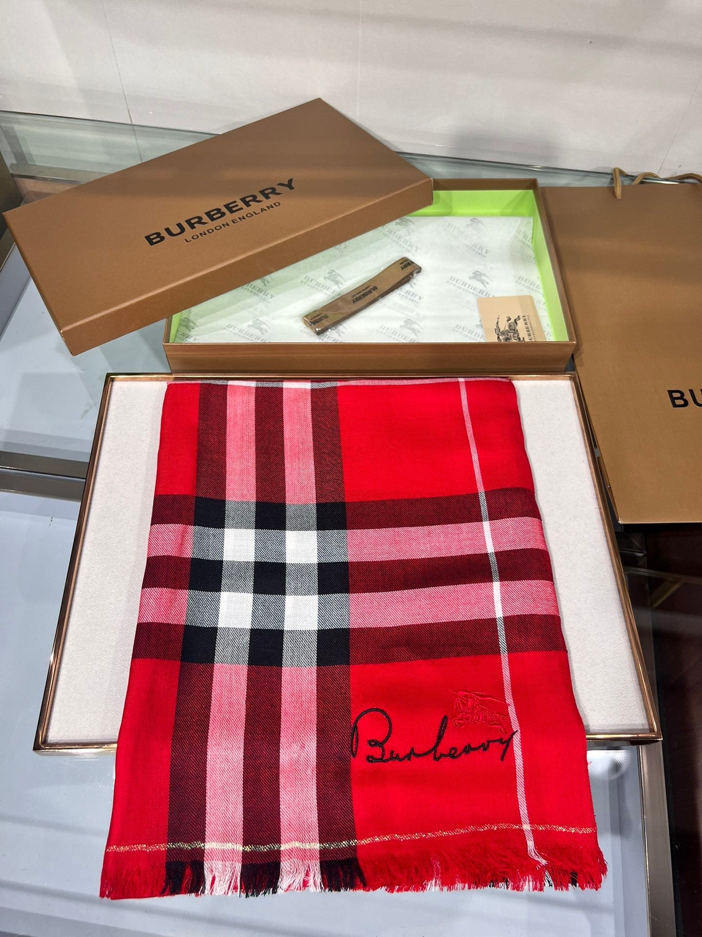 BBR SCARF 200 CM IN CASHMERE 490987