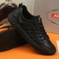 PRA SNEAKER IN BLACK EMBOSSED CALFSKIN