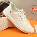 PRA SNEAKER IN WHITE EMBOSSED CALFSKIN