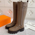 JAIME BOOT IN CEDAR BROWN CALFSKIN