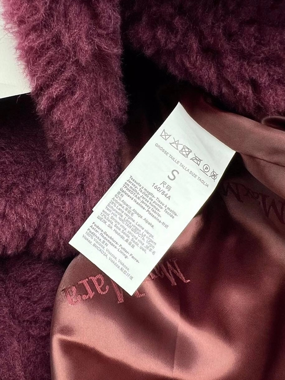 MAXMARA 25S LONG TEDDY COAT STYLE 257