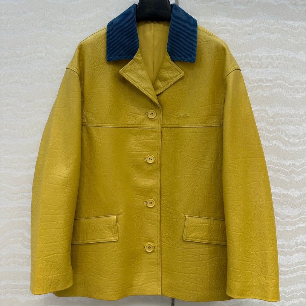 GUCCI LEATHER JACKET 82