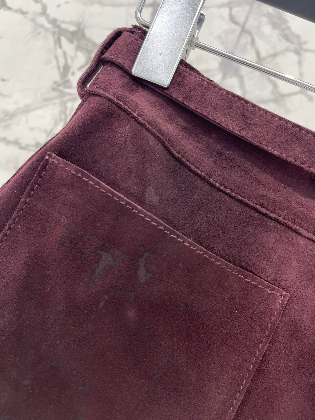 HERMES 25S SHEEPSKIN SHORTS 176