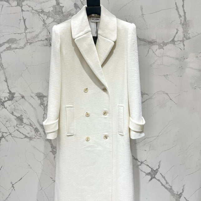 YSL 25S LONG CASHMERE COAT STYLE 31