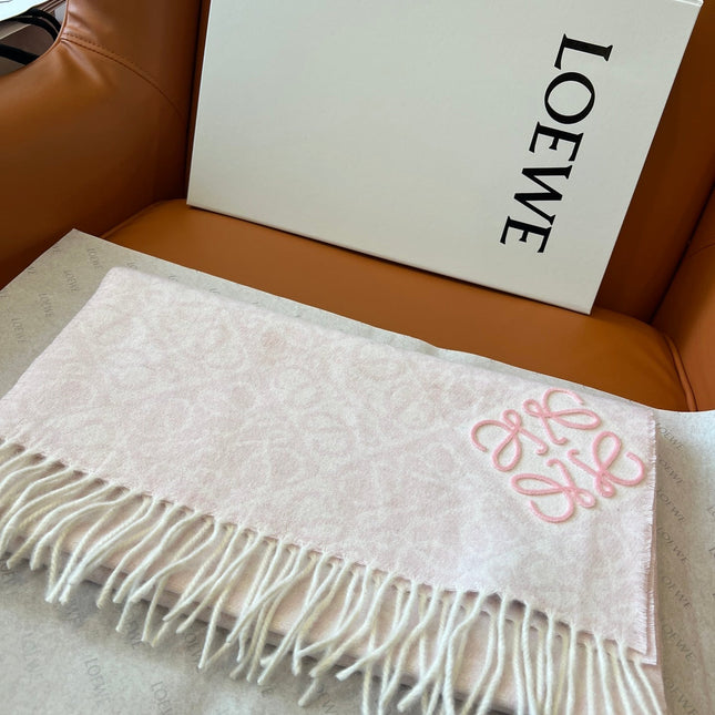 LOEWE 25S SCARF 180 IN WOOL CASHMERE 852840