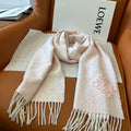 LOEWE 25S SCARF 180 IN WOOL CASHMERE 852840
