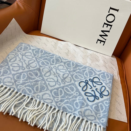 LOEWE 25S SCARF 180 IN WOOL CASHMERE 852841