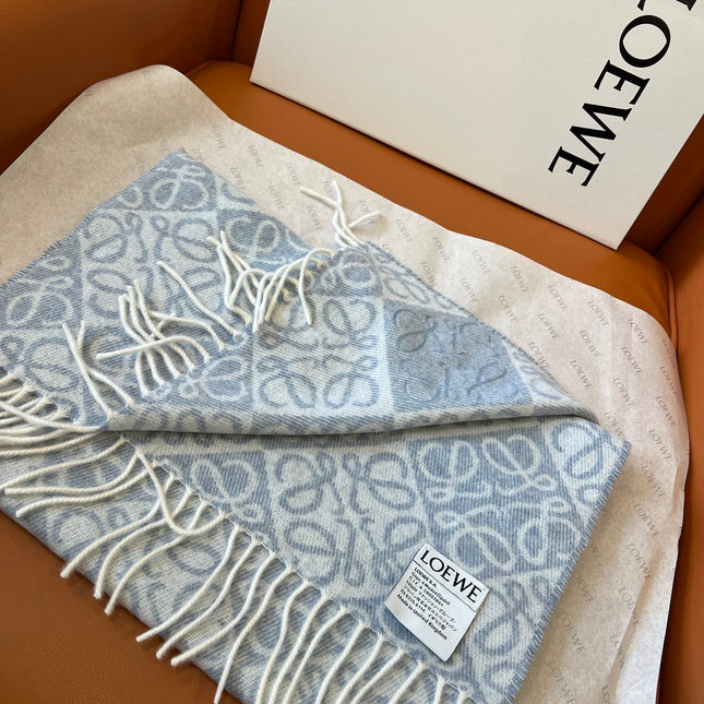 LOEWE 25S SCARF 180 IN WOOL CASHMERE 852841