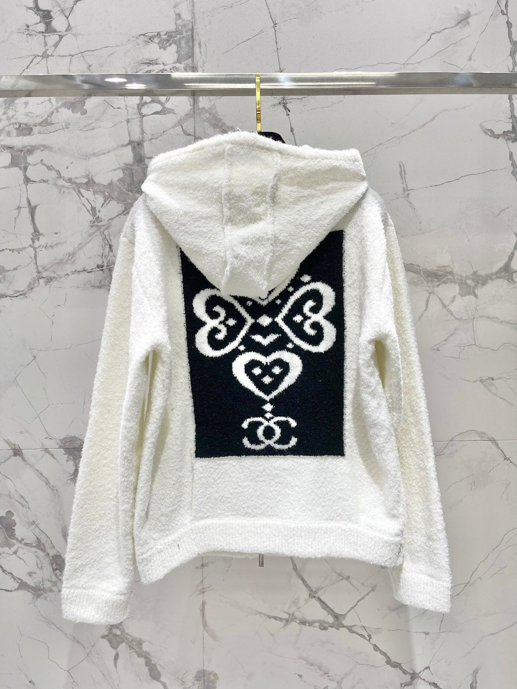 CHANEL 25S HOODED CARDIGAN 342