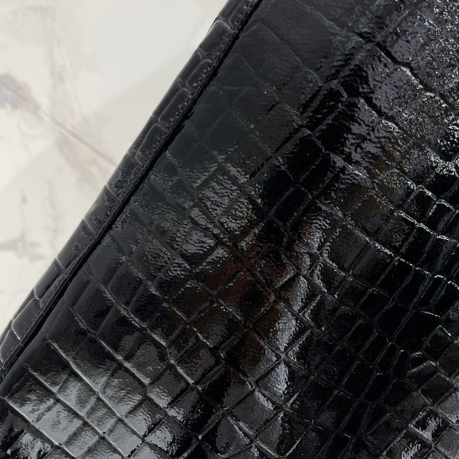 YSL 25S CROC LEATHER SKIRT STYLE 108