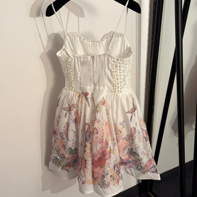ZIMMERMANN 26S PATTERNED CAMI DRESS STYLE 9