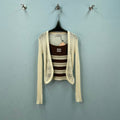 MIUMIU 26S KNIT CAMISOLE WITH CARDIGAN SET 1163